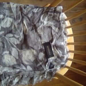 Reversible Gray Floral Skirt